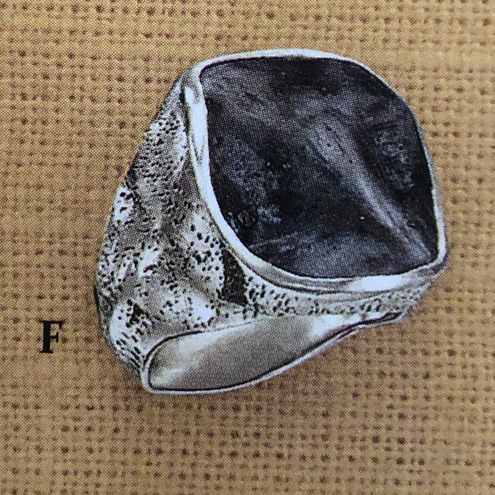 Vintage Silpada Sterling Silver Wavy Feldspar Ring R1875 Size 4